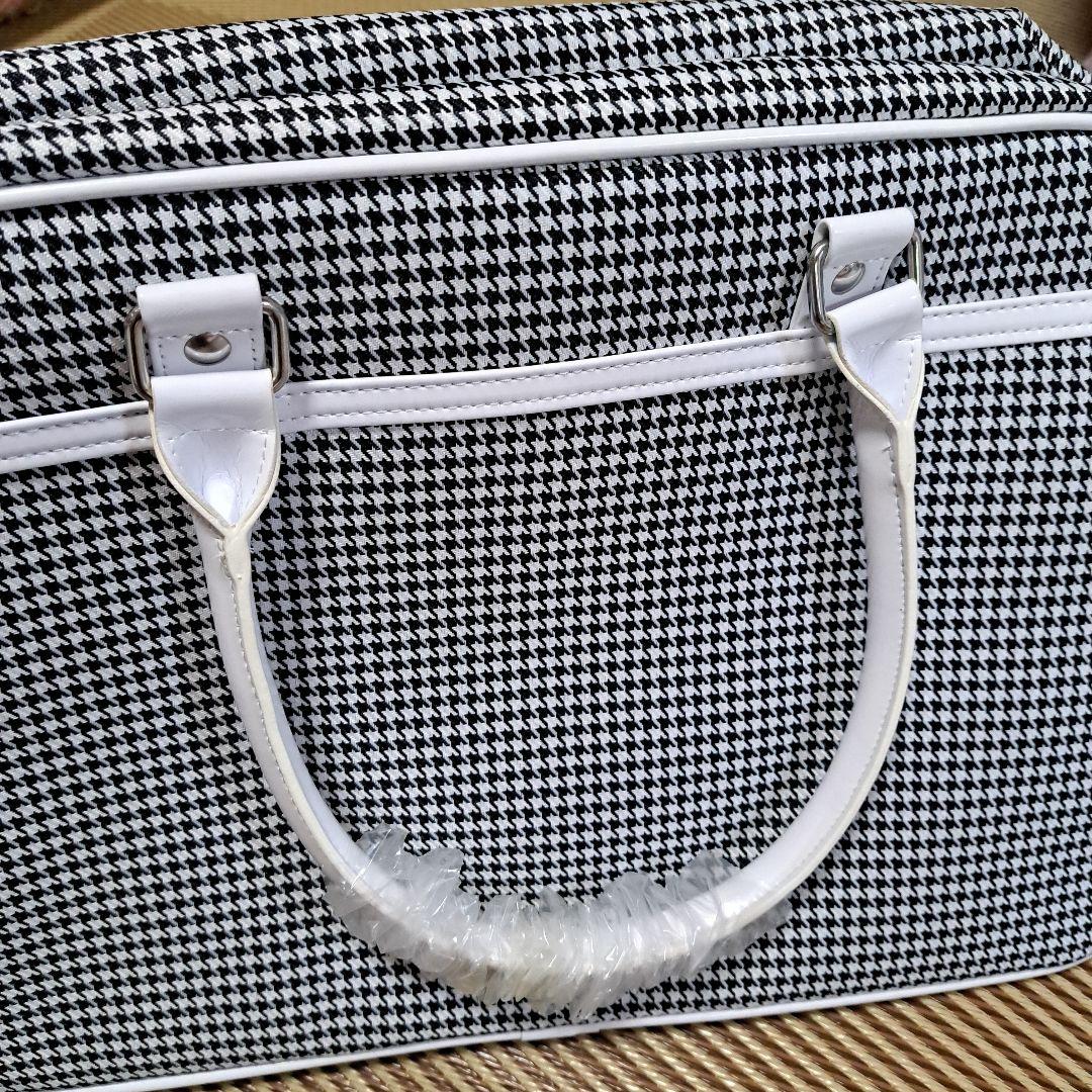 【新品未使用品希少】ナイキゴルフ ボストンバッグ　千鳥格子柄　レディース