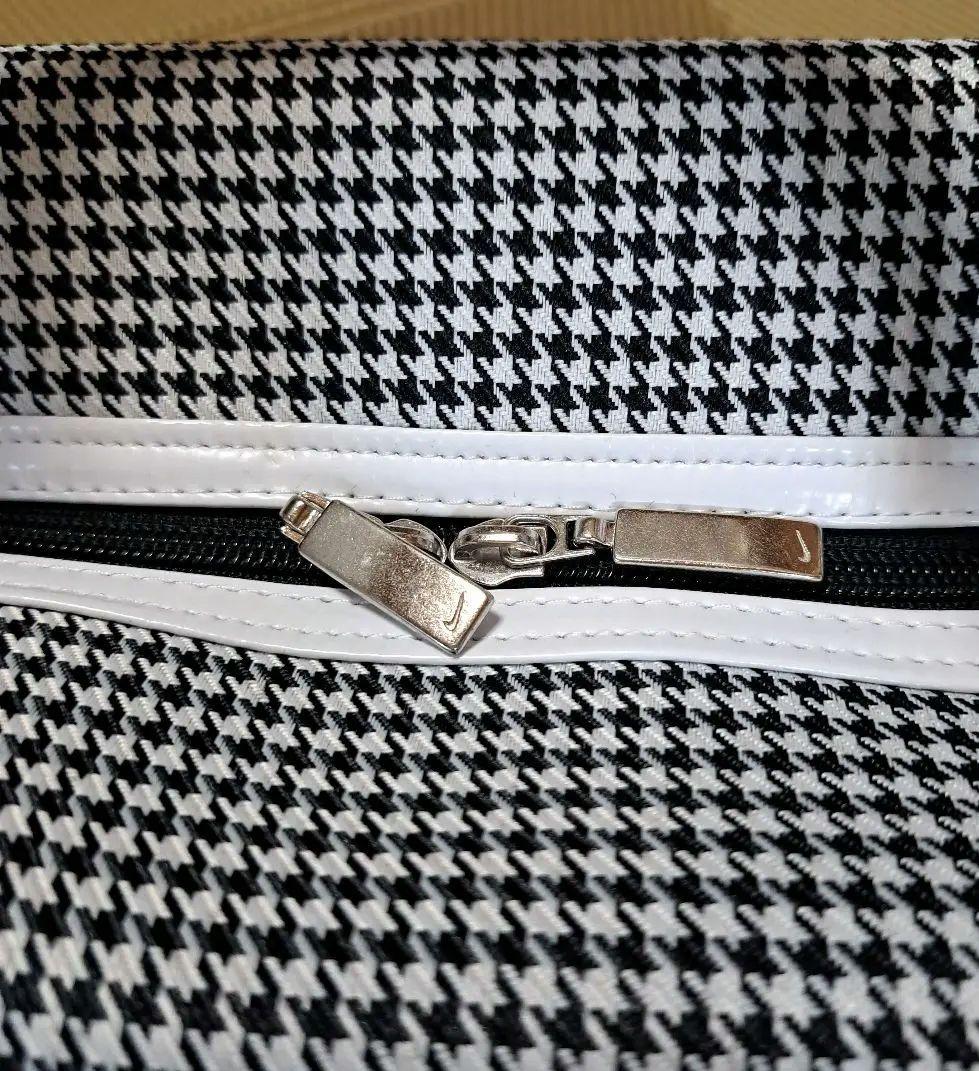 【新品未使用品希少】ナイキゴルフ ボストンバッグ　千鳥格子柄　レディース