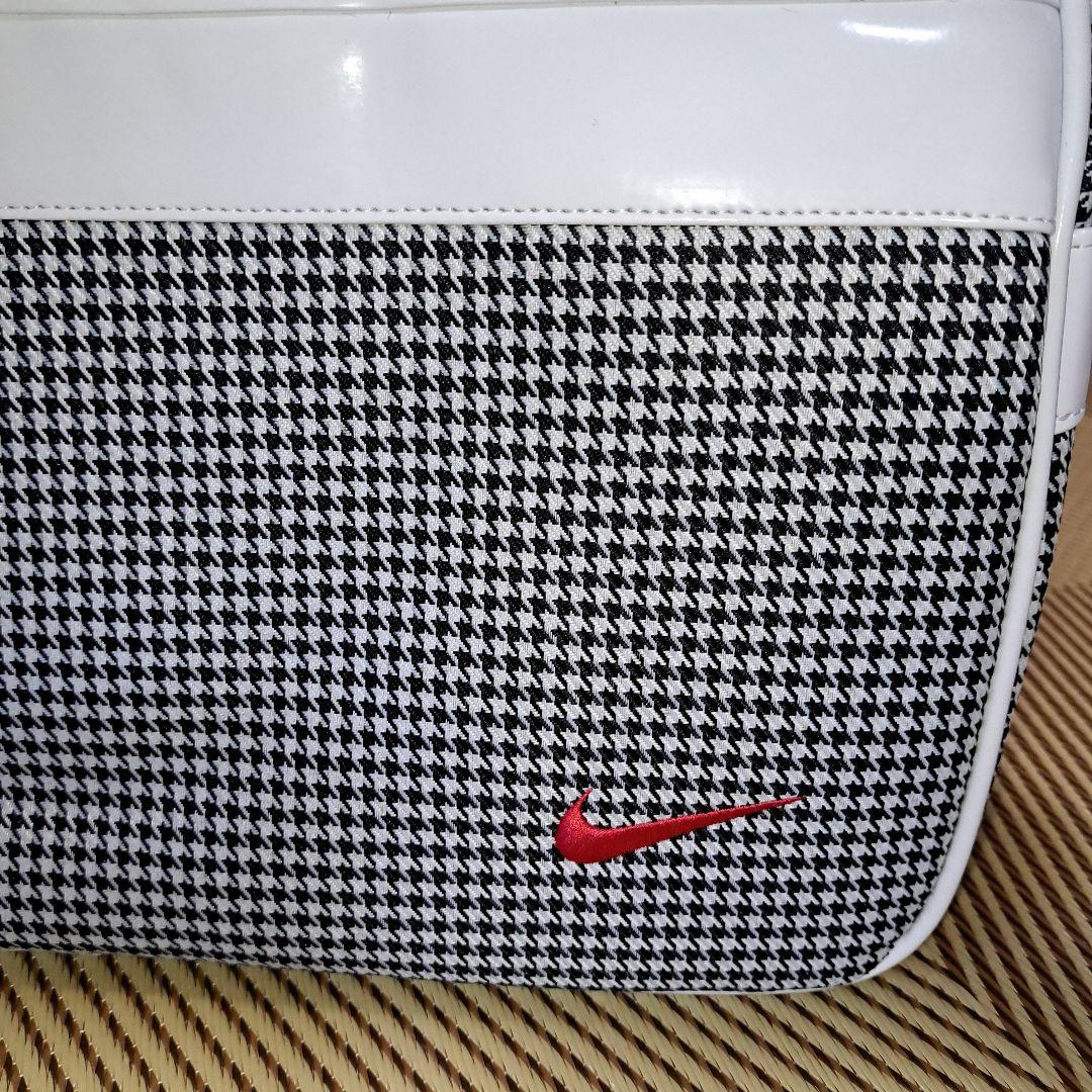 【新品未使用品希少】ナイキゴルフ ボストンバッグ　千鳥格子柄　レディース