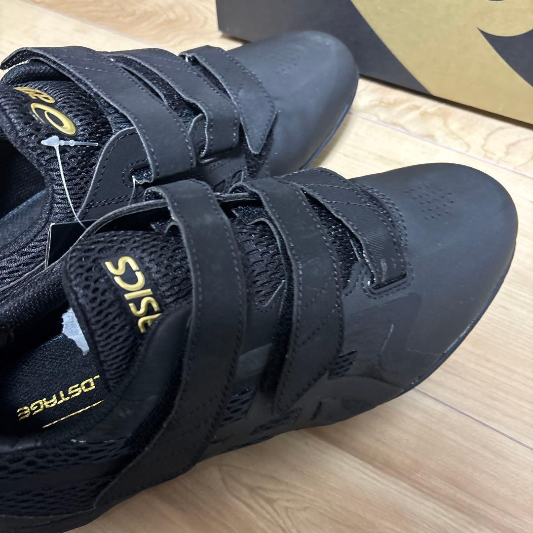 新品　アシックス　野球　スパイク　ゴールドステージMG ブラック　25.0