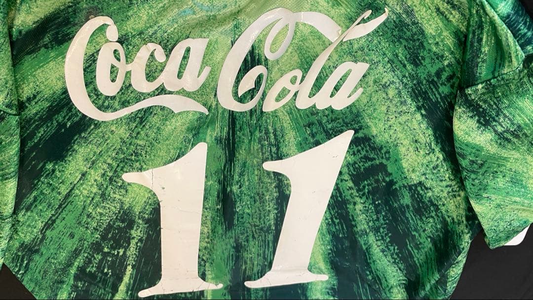 【希少】Jリーグ初期 東京ヴェルディカズ 11 コカ・コーラ 優勝バッジ付