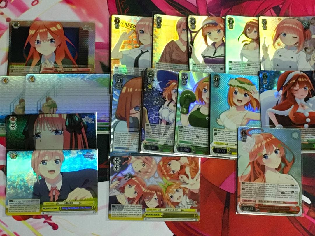 ヴァイス 五等分の花嫁 英語版 w101 SR RRRまとめ売り