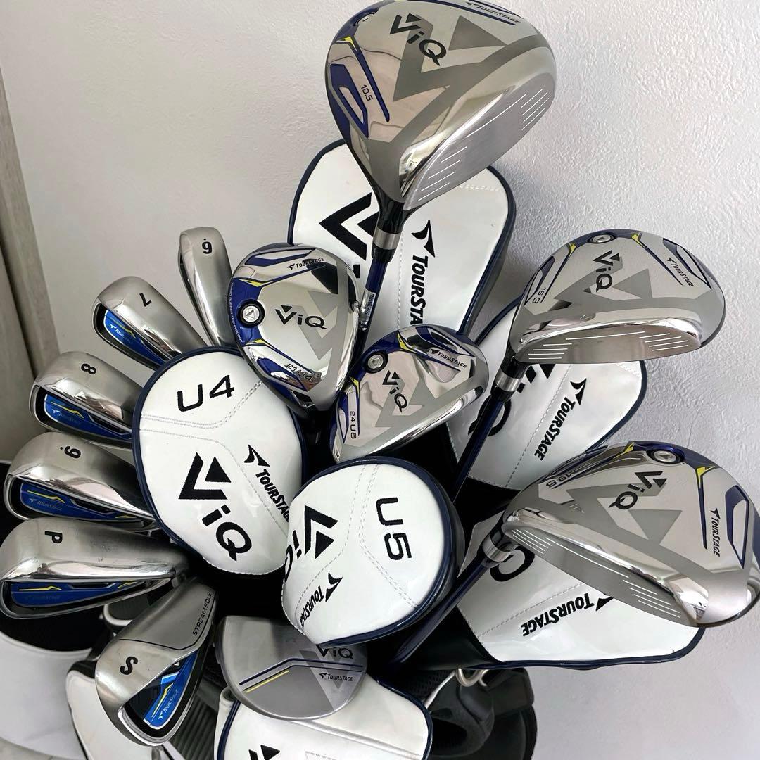 未使用に近い　最新2023モデル　メンズ　ブリヂストン　ツアーステージ　VIQ