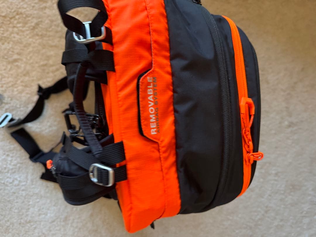 Mammoth AIRBAG TECHNO 3.0 バックパック 黒/オレンジ