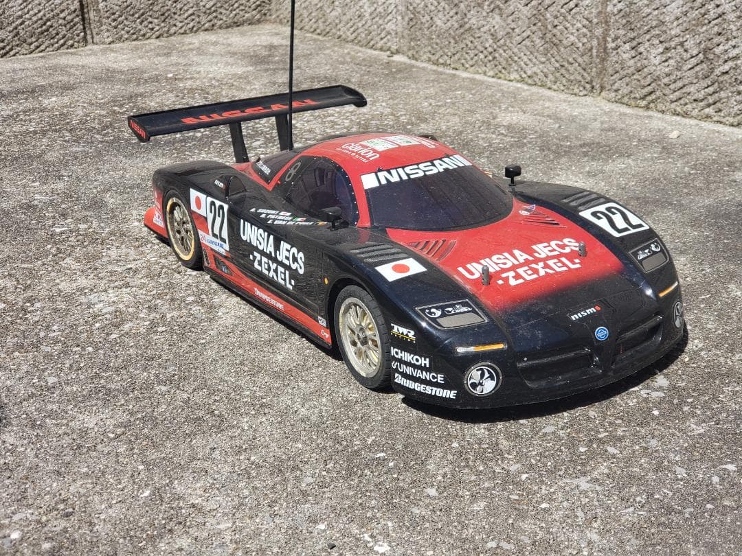 ＮＩＳＳＡＮ・Ｒ３９０ＧＴ１　ル・マン24・ エンジンRCカー用 1/8ボディ