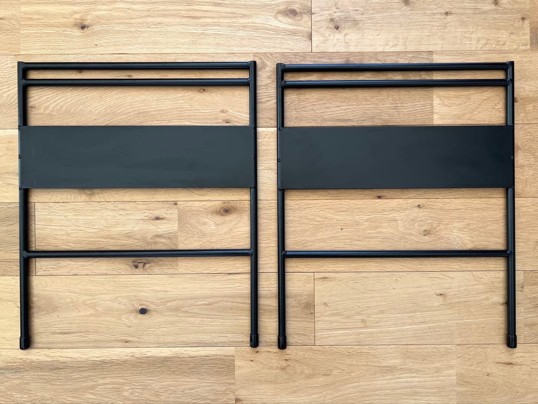 アイアン工房　アイアンテーブル+ブラックマルチプレート　　収納バッグ付き