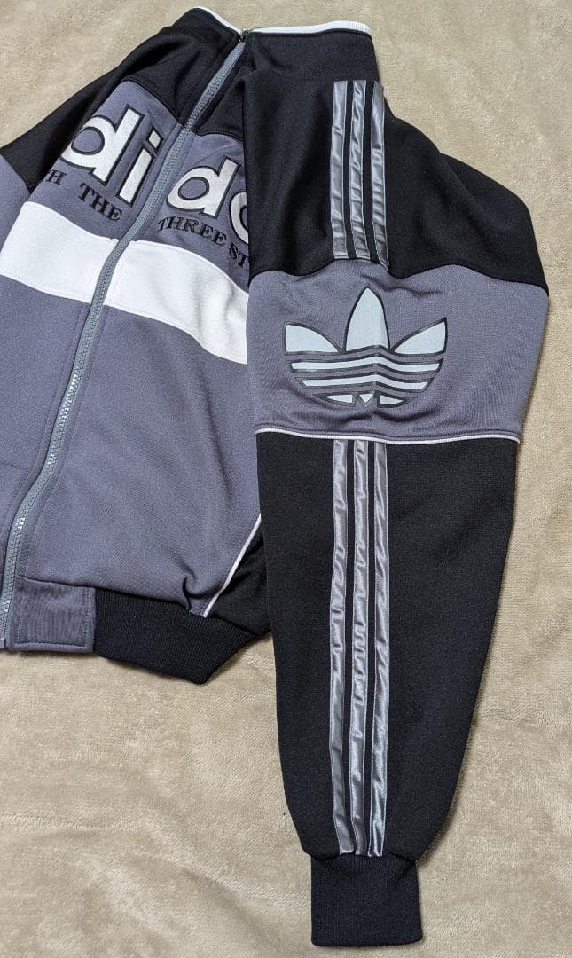 希少 L-O デサント製 adidas トラックジャケット セットアップ 90s
