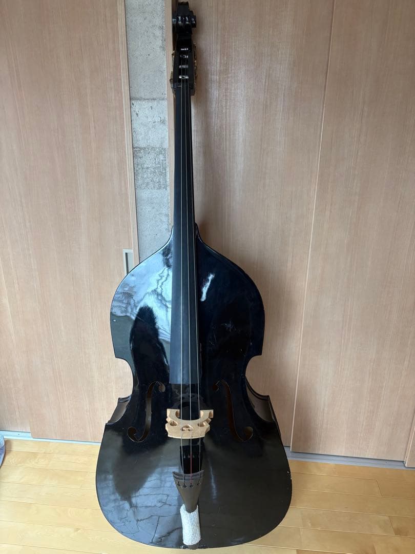 hallstattウッドベース　コントラバス　黒　中古　ロカビリー