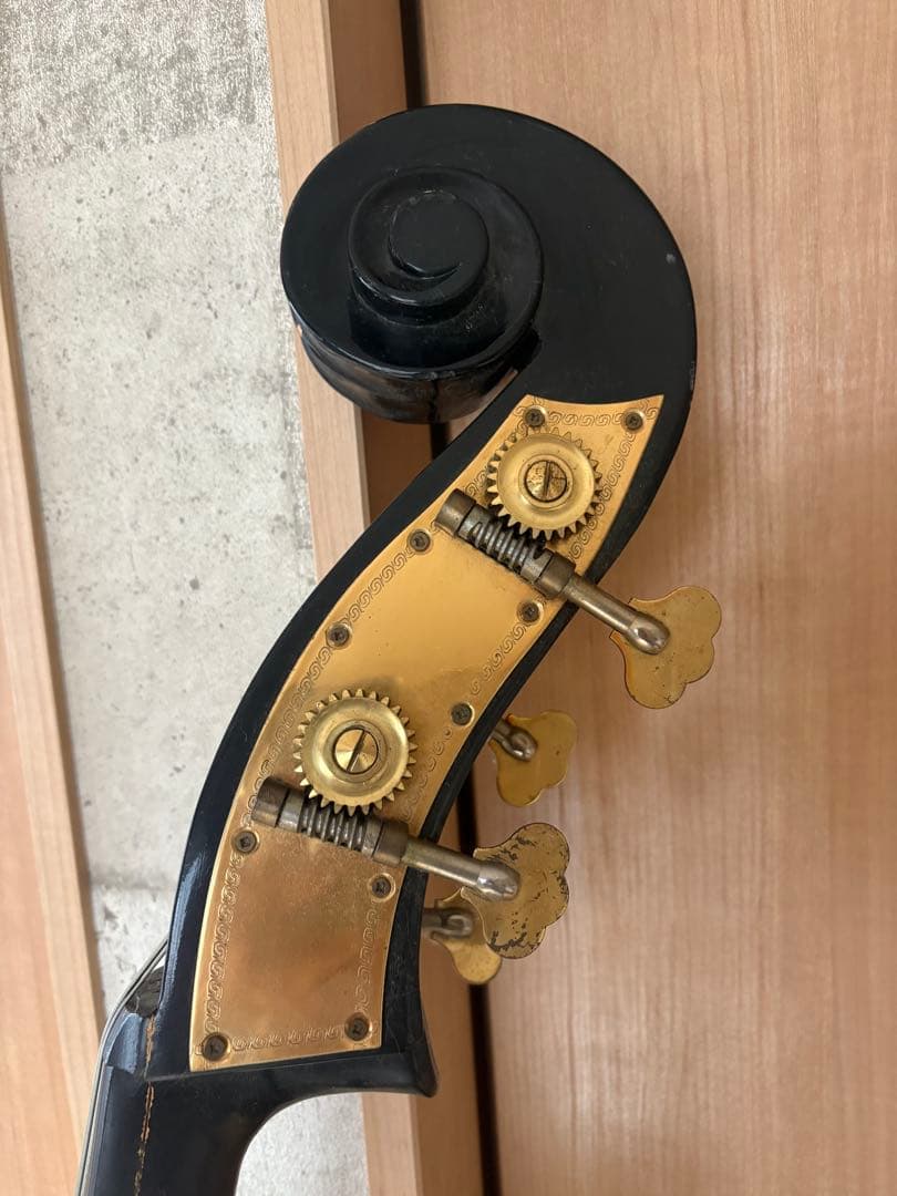 hallstattウッドベース　コントラバス　黒　中古　ロカビリー