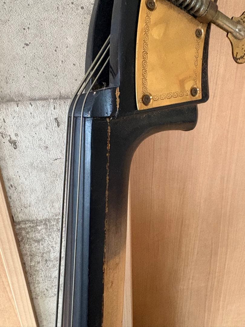 hallstattウッドベース　コントラバス　黒　中古　ロカビリー