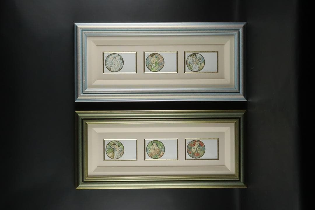 真作保証 アルフォンス・ミュシャ 12作品完品揃リトグラフ 証明書付