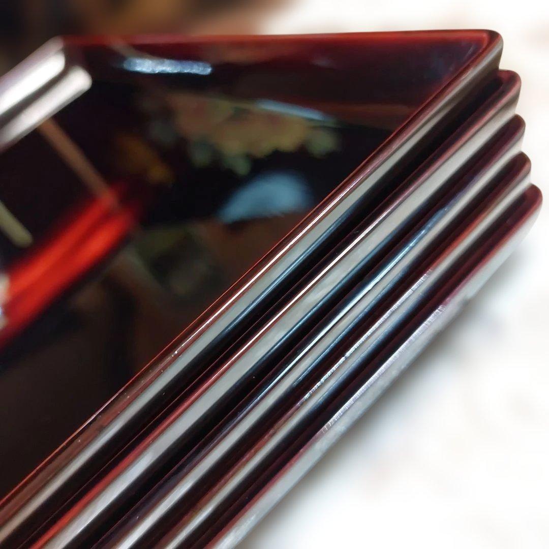 茶道具輪島塗暁四方膳五客