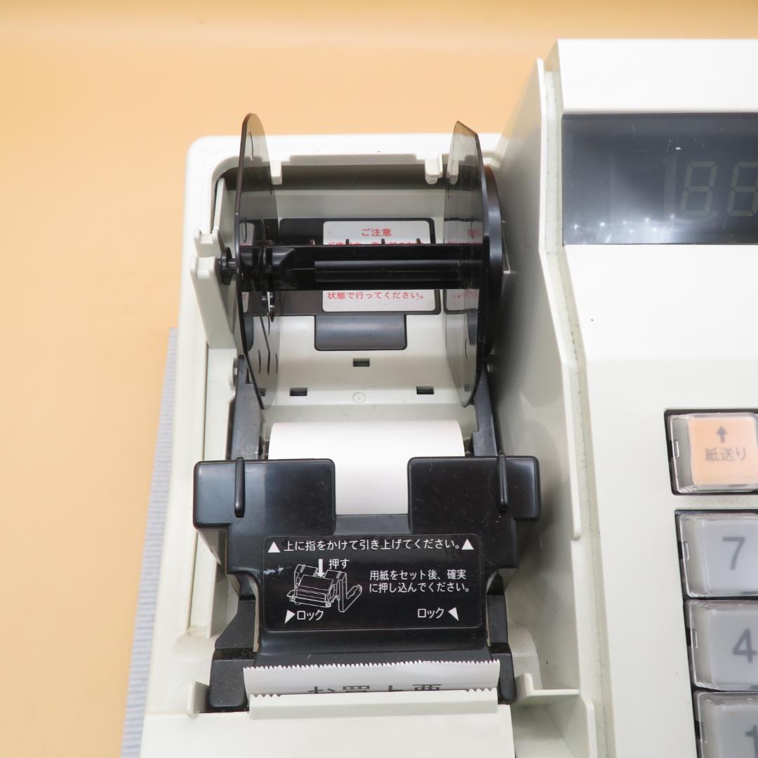 SHARP XE-A147 レジスター ホワイト　ロール紙4個付き