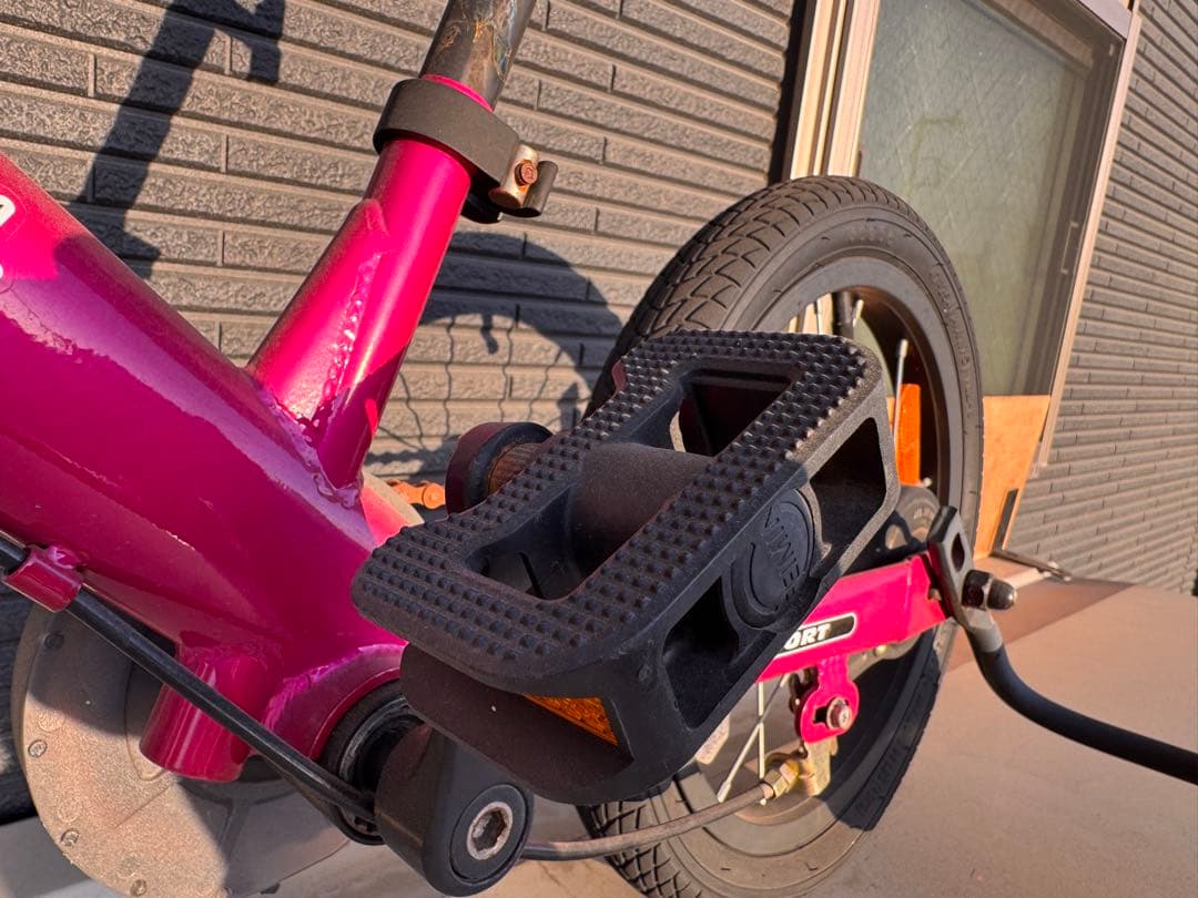 STRIDER 14インチ キッズバイク ピンク×白