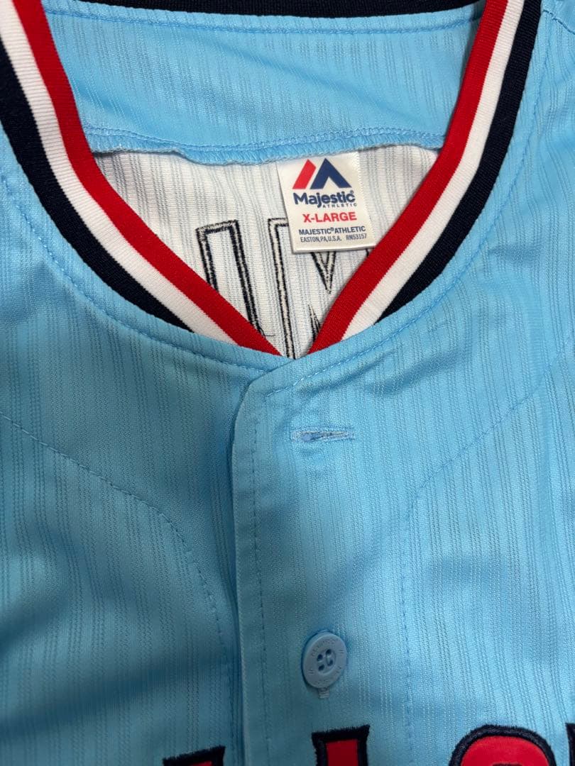 並木秀尊選手 XLサイズ クルーユニフォーム2024 スワローズ　刺繍