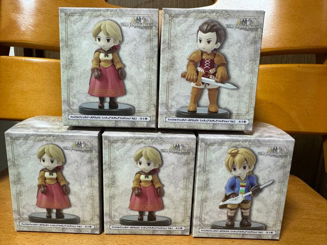ファイナルファンタジータクティクス ミニチュアフィギュア 5体セット