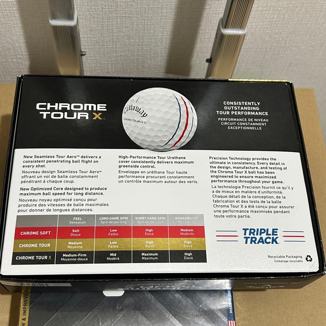 キャロウェイゴルフボールCHROMETOUR X 24 1ダース(12個入り)