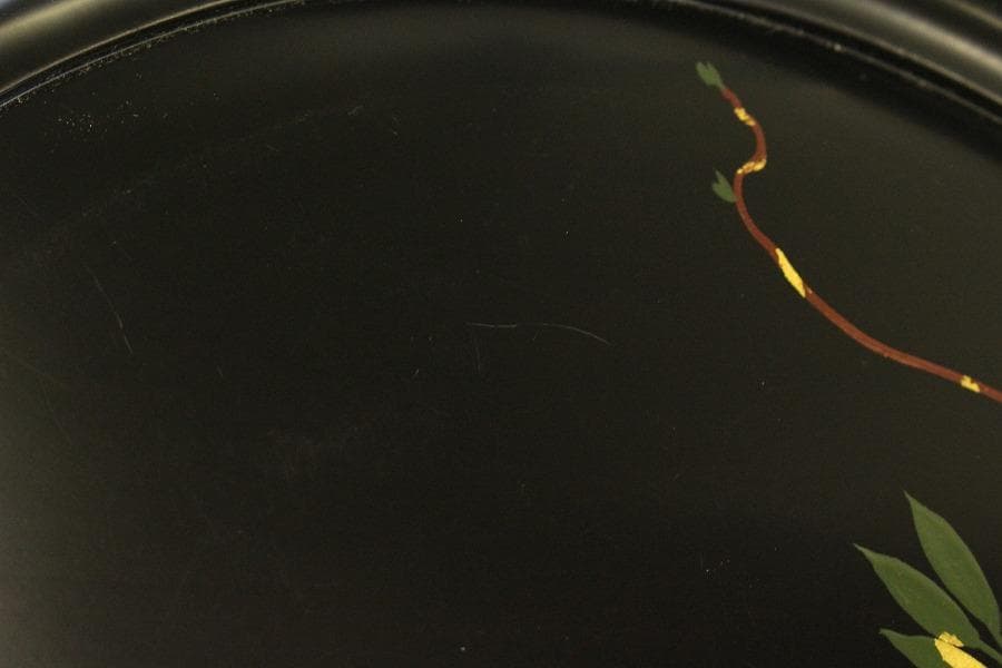 初瀬川柳庵 藤花盆 十客 共箱(LC959)