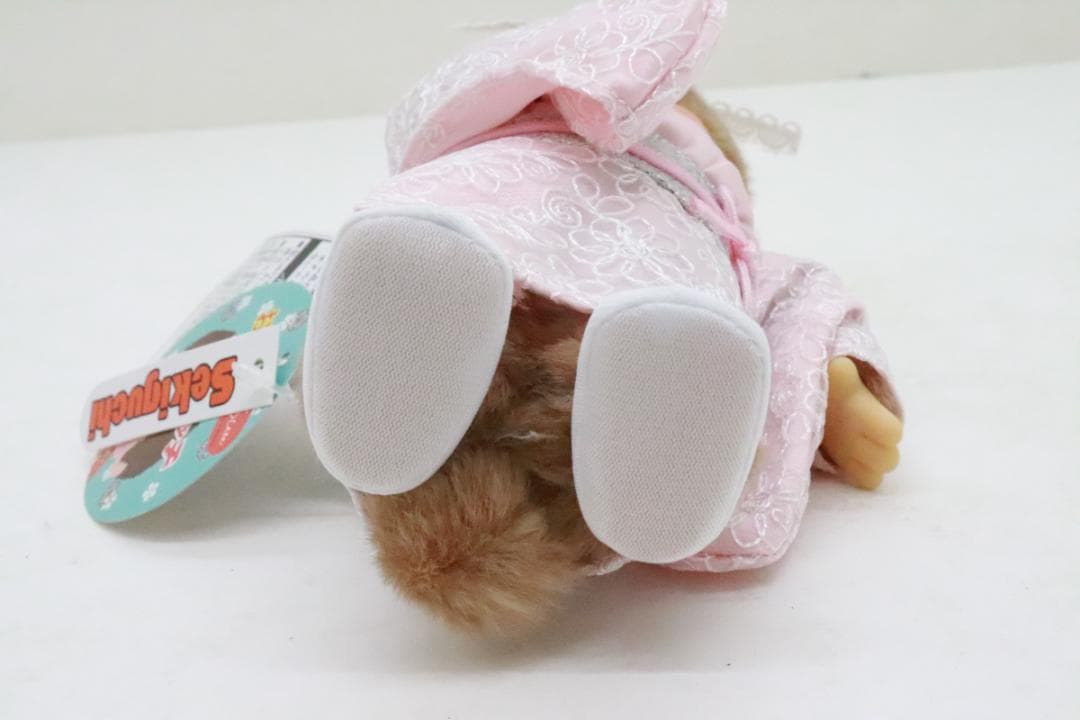 久月 オリジナル お着物モンチッチ ミルクティブラウン 32-JD0209-11