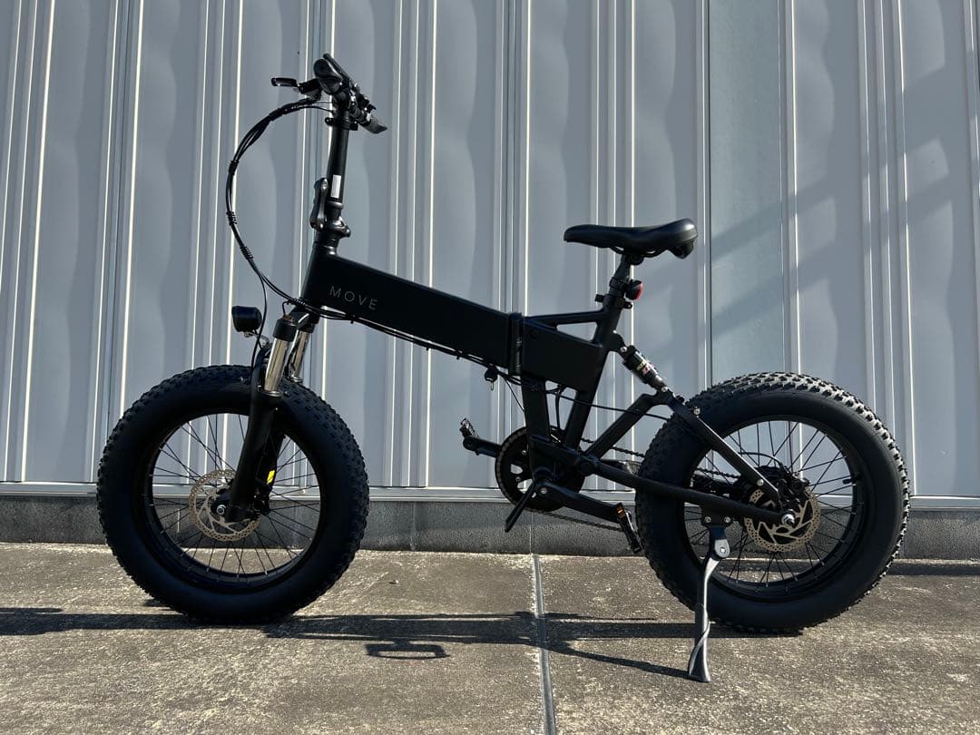 【美品・低走行】MOVEXS 電動アシストファットバイク車庫保管｜市原市直接引取