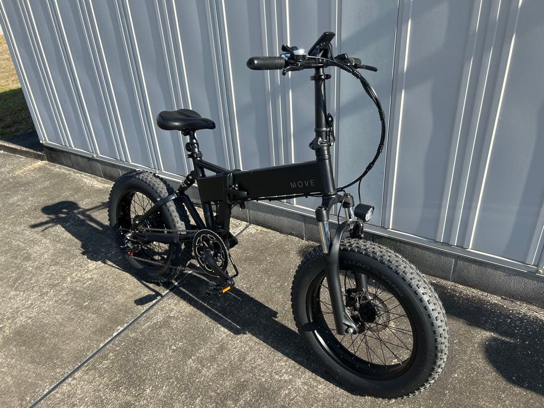 【美品・低走行】MOVEXS 電動アシストファットバイク車庫保管｜市原市直接引取