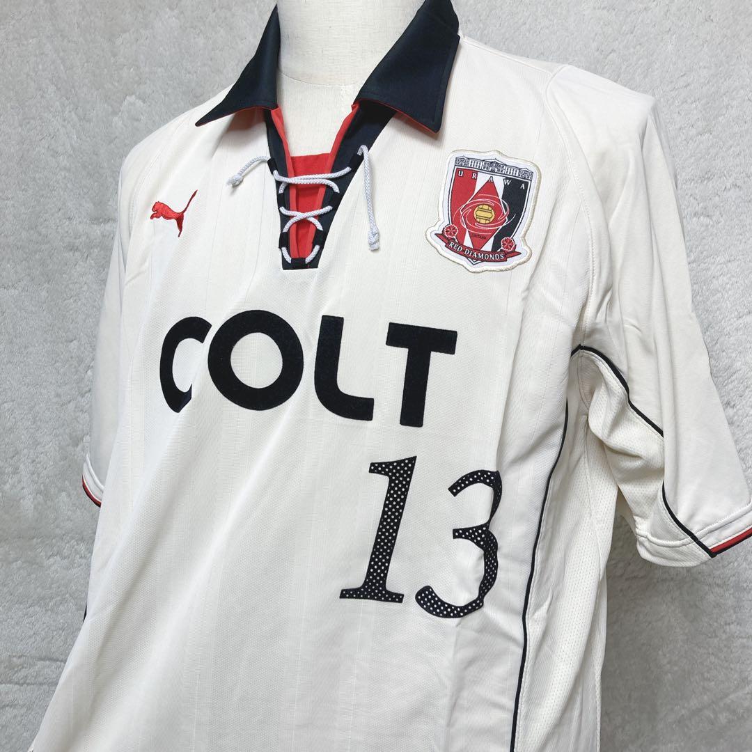 美品 2003 浦和レッズ アウェイ PUMA ユニフォーム 鈴木啓太 XO