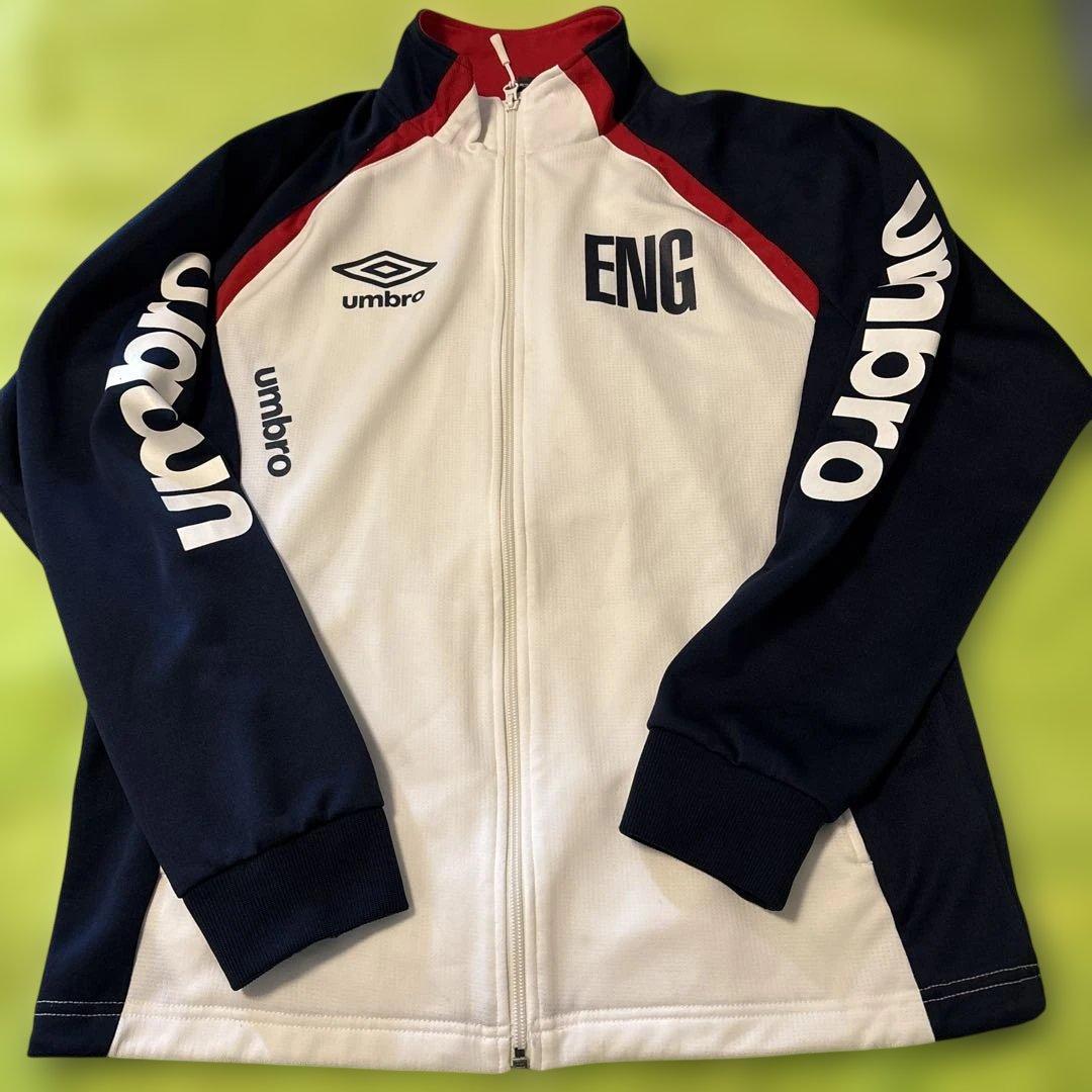 良品umbro イングランドジャージ 上下　ネイビー/ホワイト