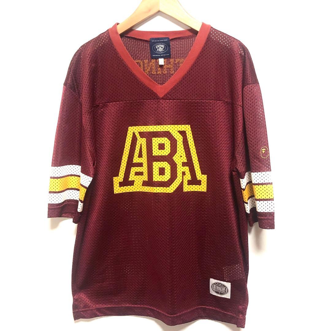 ■レア■A BATHING APE・ア ベイシングエイプ■フットボールシャツ