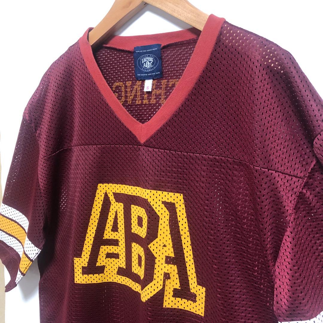 ■レア■A BATHING APE・ア ベイシングエイプ■フットボールシャツ