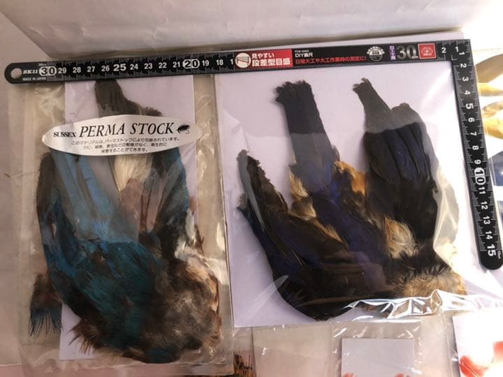 『匿名配送』フライフィッシングマテリアル　サーモンフライ、ウェットフライ特化品