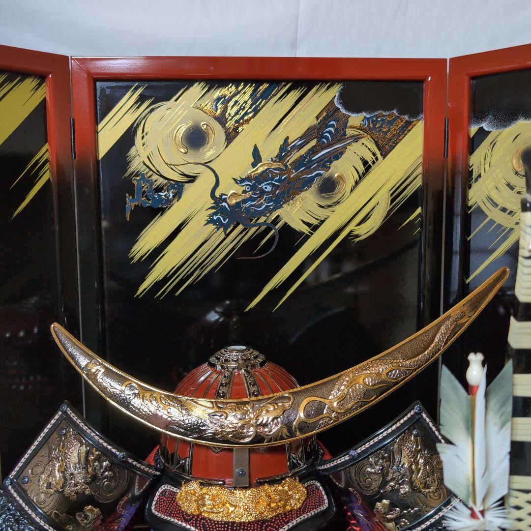 東京夕月(龍虎)兜飾り