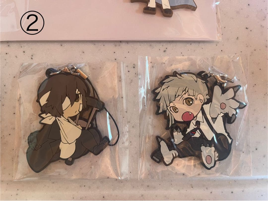 【値下げ‼️】文豪ストレイドッグス　ラバーストラップセット