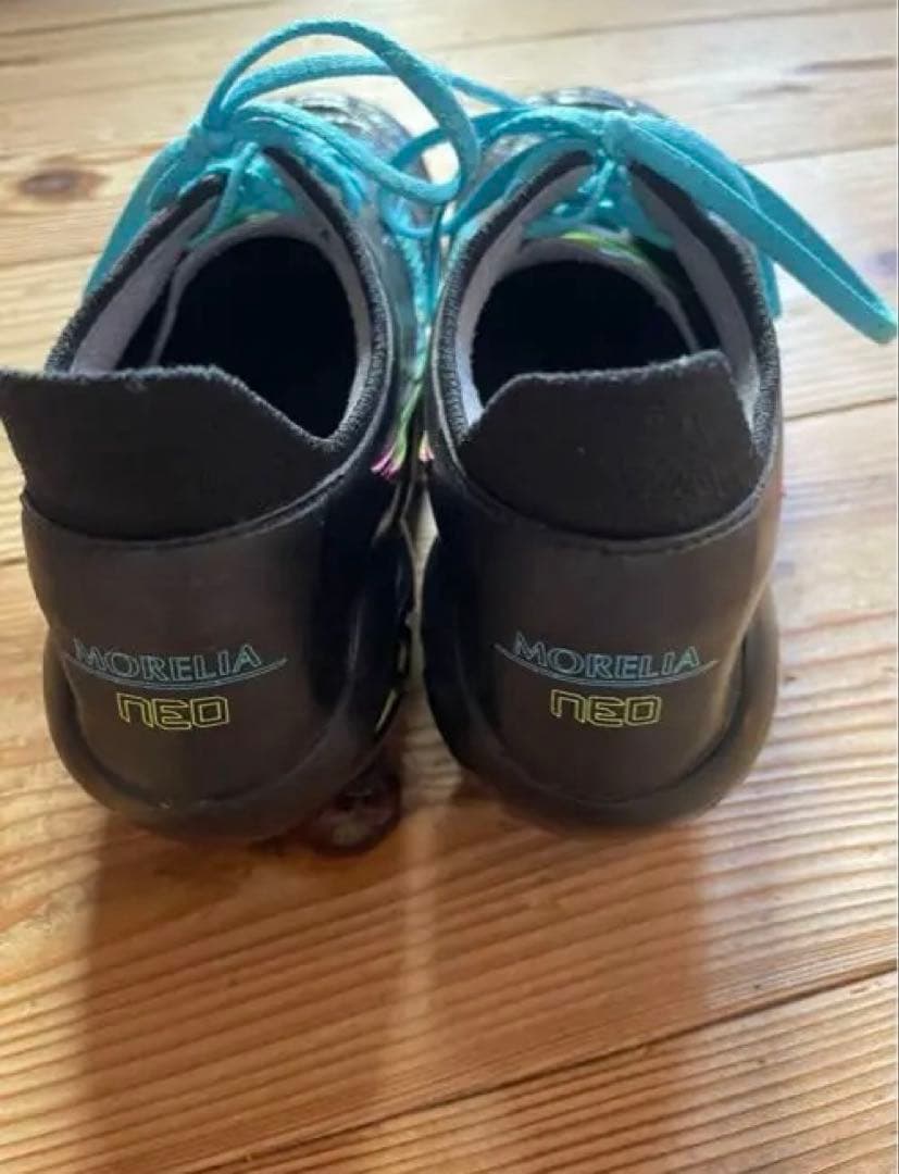 Mizuno サッカーシューズ ブラック/ブルー/グリーン