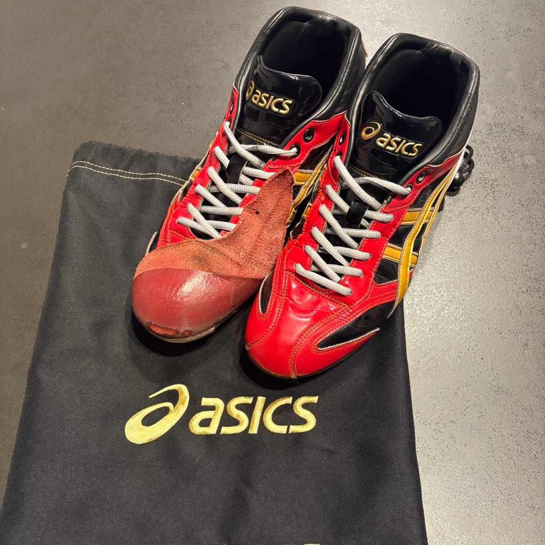 asics 野球スパイク　オーダー　専用袋付き