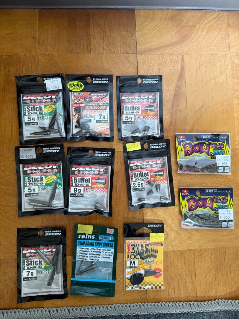 日*4様 バス釣り引退 ワーム フック等 サングラス セット