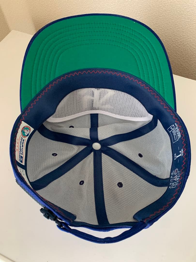 【美品】90sメッシュキャップ サイン入り 刺繍 プロ野球 帽子 ヴィンテージ