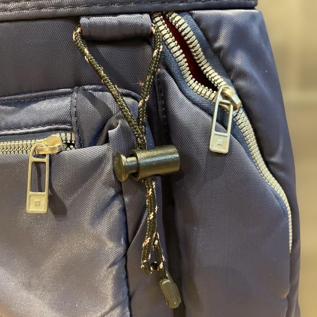 オノフ　ネイビー ナイロン キャディバッグ