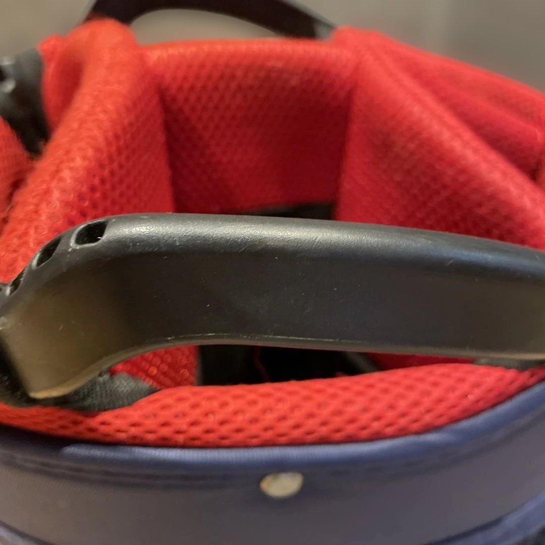 オノフ　ネイビー ナイロン キャディバッグ