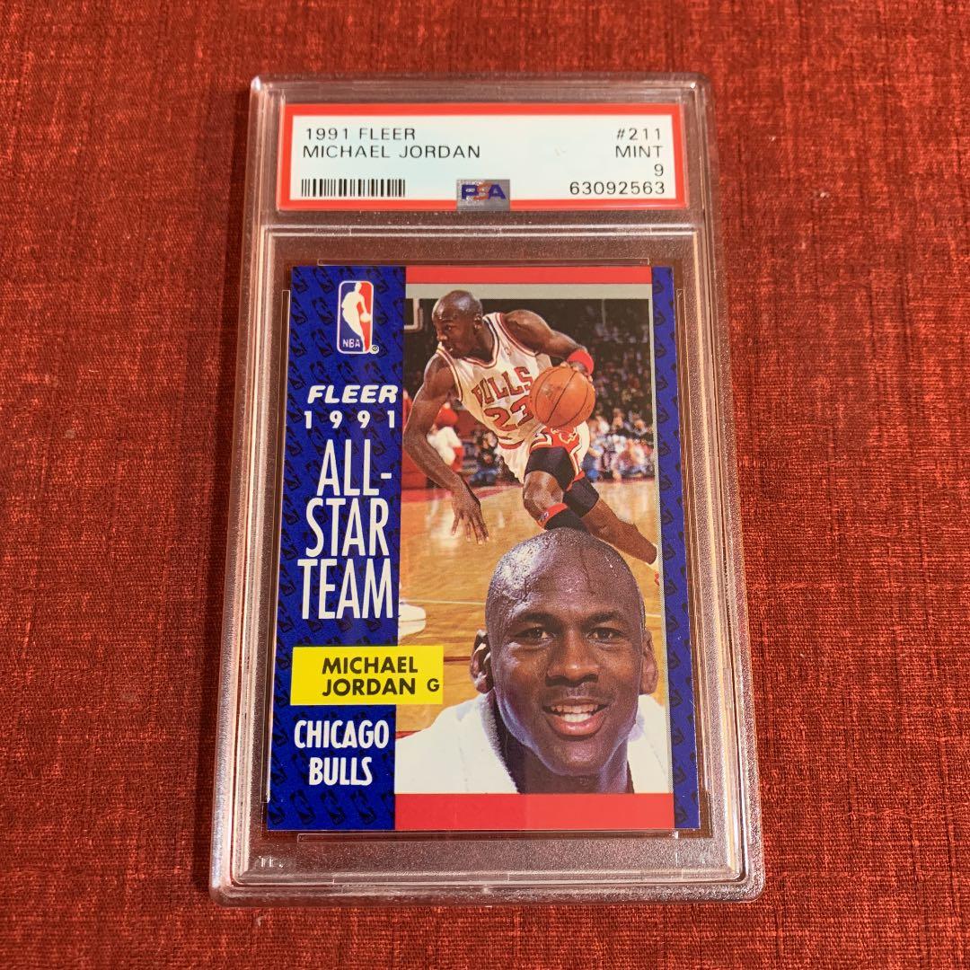 最安値 [美品][鑑定PSA-9] 1991 Fleer マイケル ジョーダン