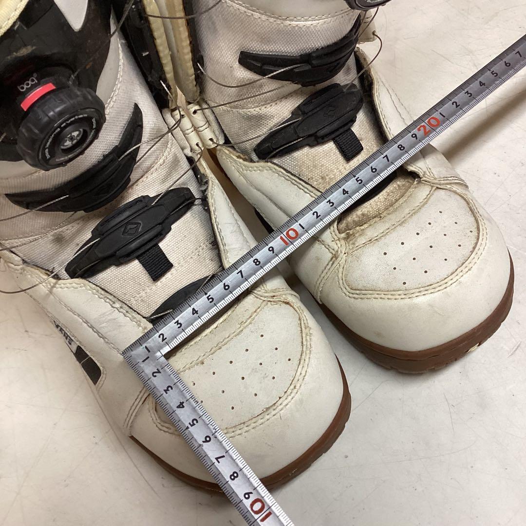 ホワイト ダイヤル式　vans スノーボード　ブーツ　27㎝　黒 （M85）