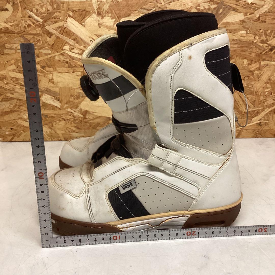 ホワイト ダイヤル式　vans スノーボード　ブーツ　27㎝　黒 （M85）
