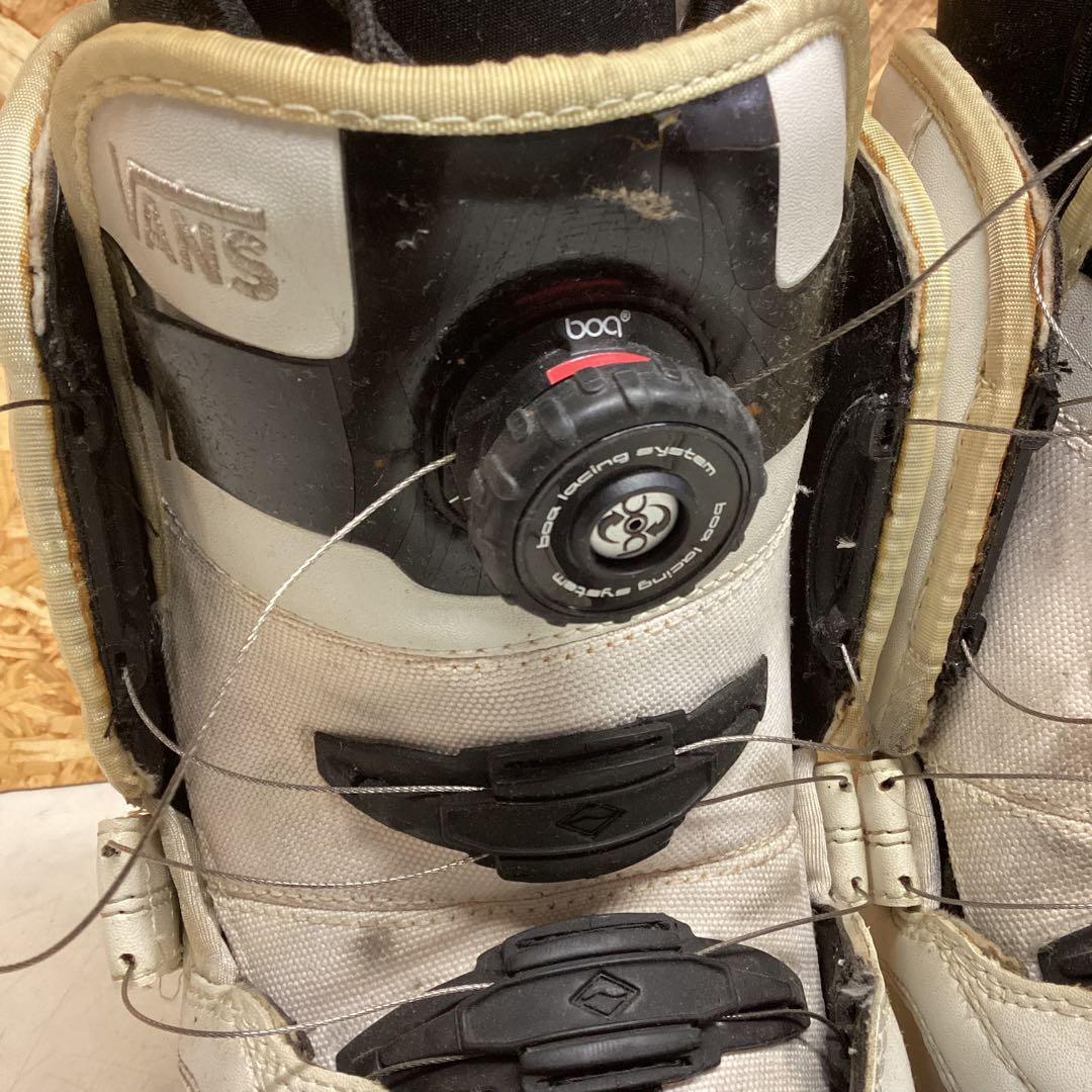 ホワイト ダイヤル式　vans スノーボード　ブーツ　27㎝　黒 （M85）