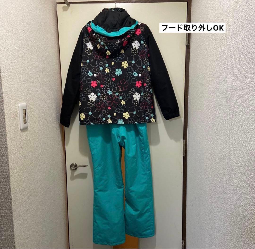phenix スキーウェア 160サイズ ブラック/ターコイズ　used