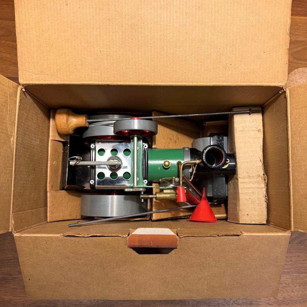 希少未使用☆Mamod社製スチームエンジン【スチームローラー】イギリス製 蒸気