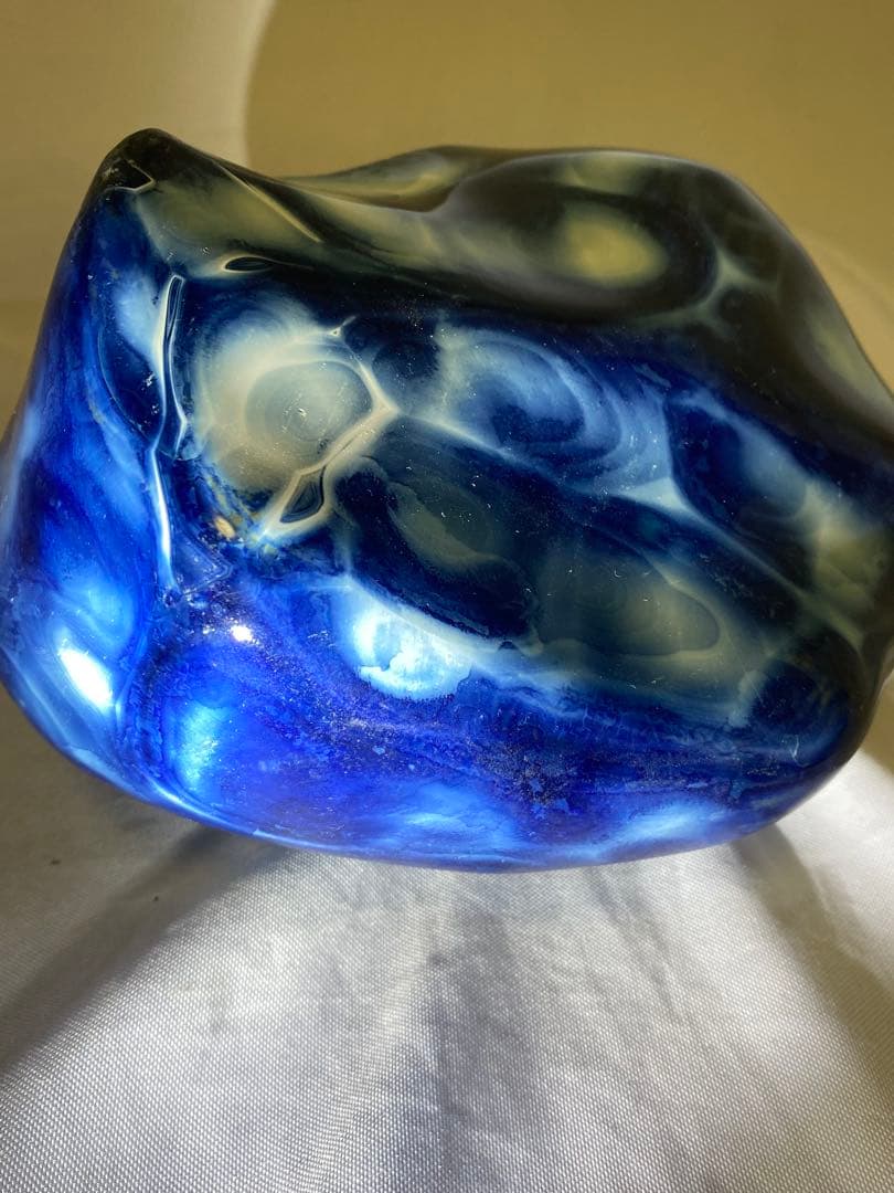 2631❣️ ブルー　メノウ　瑪瑙 天然石 ジャスパー　希少