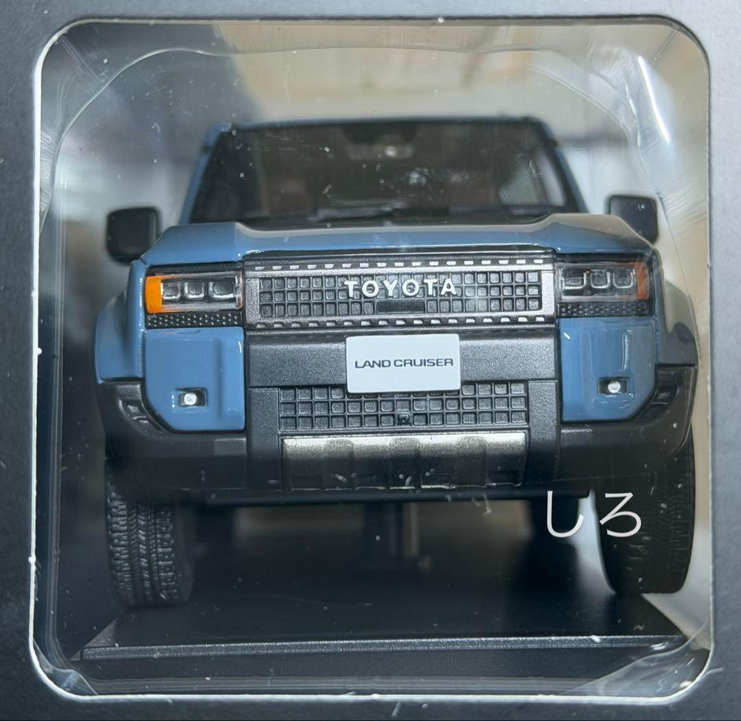 トヨタ ランドクルーザー250 スモーキーブルー カラーサンプルミニカー 色見本