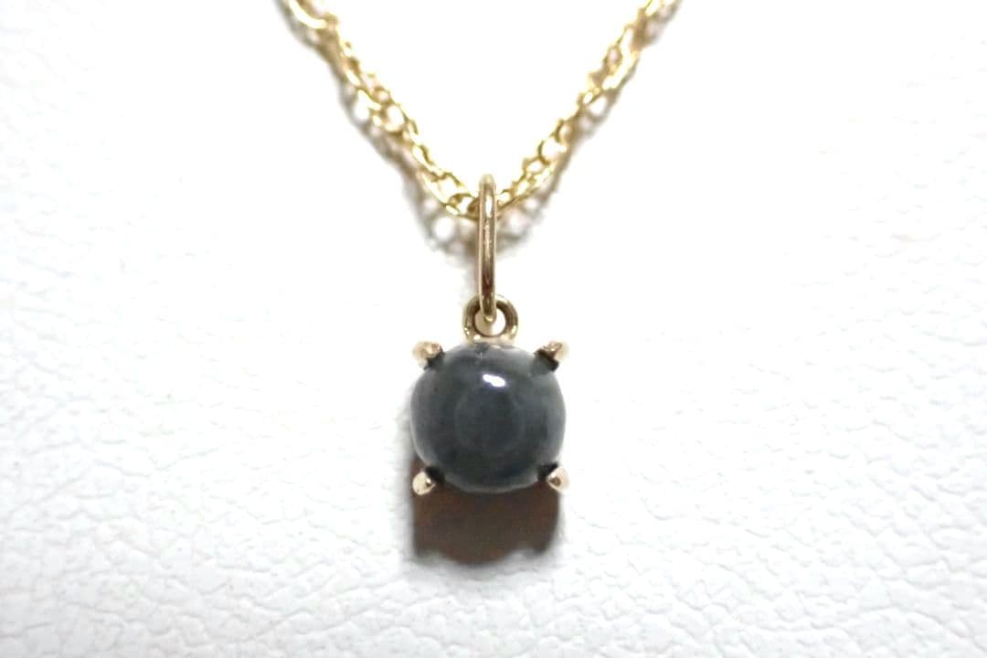 糸魚川翡翠　入コン沢　濃い青　10金　ペントップ　⑤　送料無料