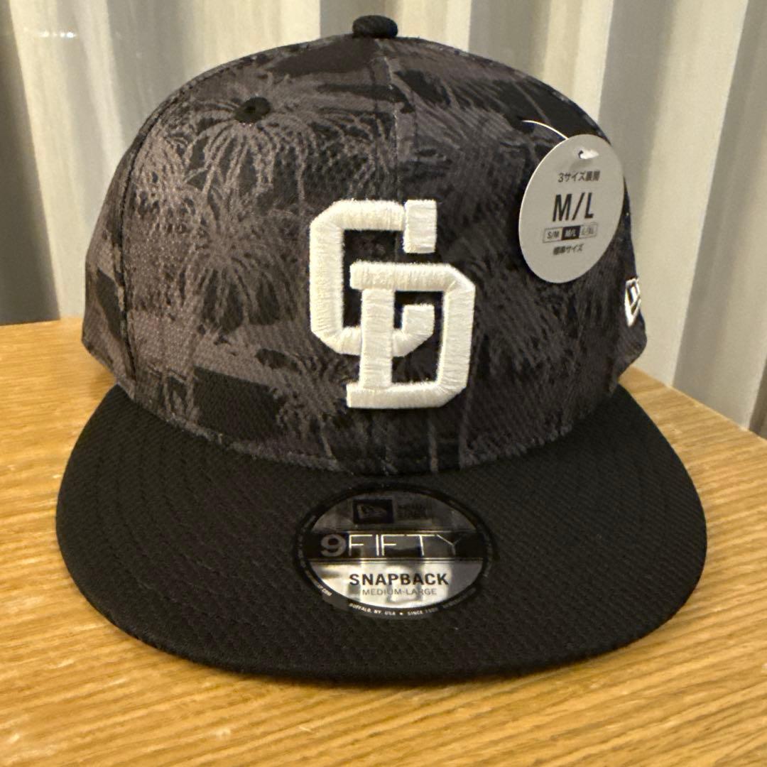 中日ドラゴンズ　沖縄キャンプ限定　キャップ　PALM TREECAMOBLACK