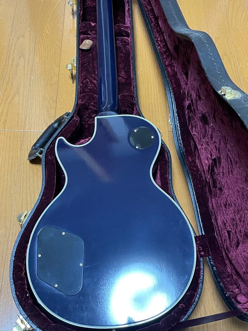 Gibson Les Paul Custom インディゴブルー　キルトトップ