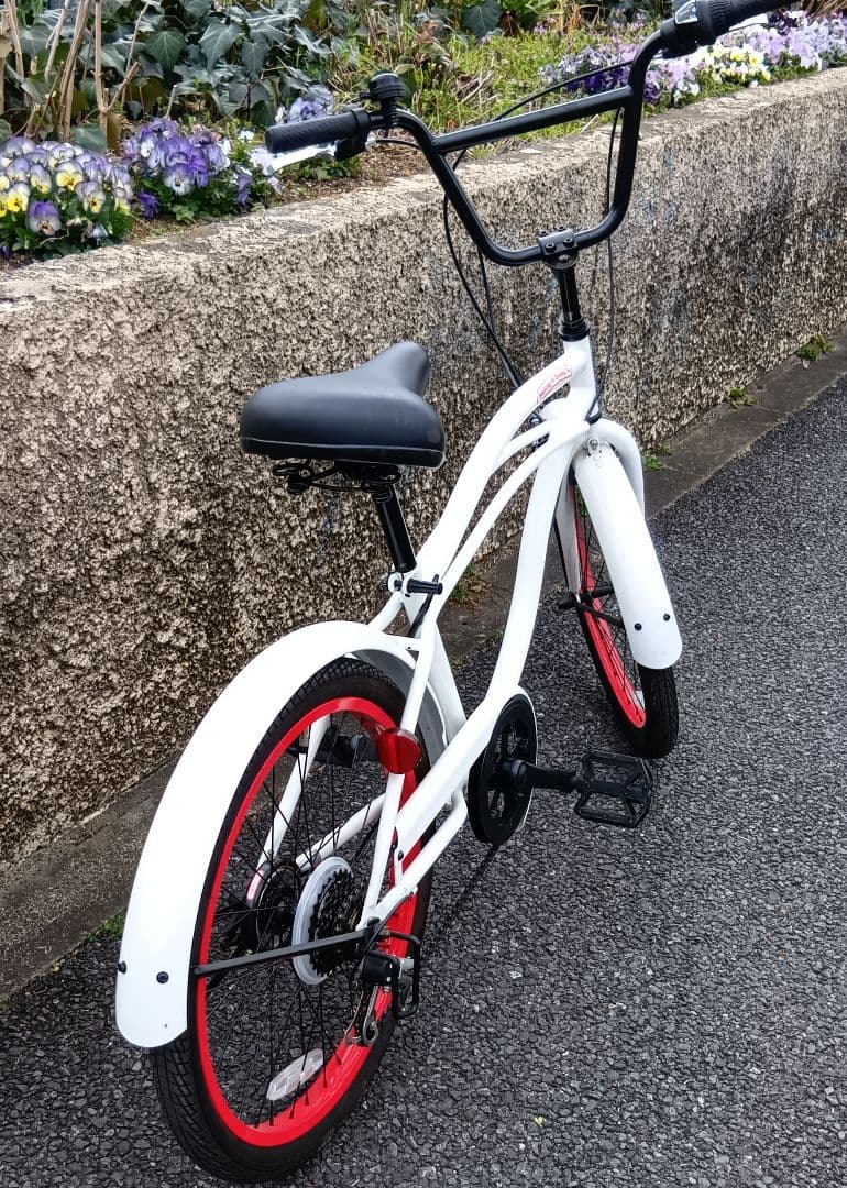 ビーチクルーザー 　２２インチ　外装６段　Feeling of Decks